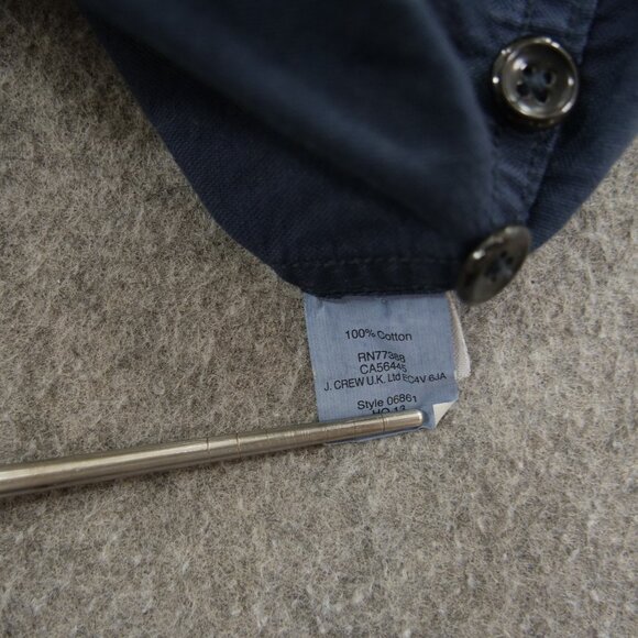 Wallace And Barnes Shirt Mens Extra Small Blue Camo Button Up Utility - Picture 13 of 14